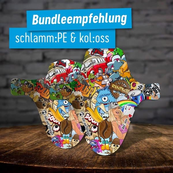 Riesel design stänkskärm - FE-S057 - Schlamm Unisex stänkskärm