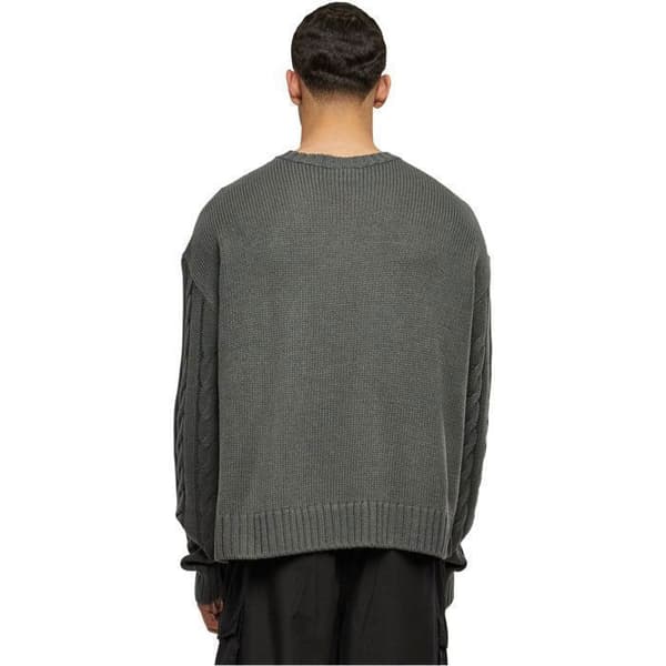 Pull - URBAN CLASSICS - Boxy - Svart - Rund hals - 100% akryl