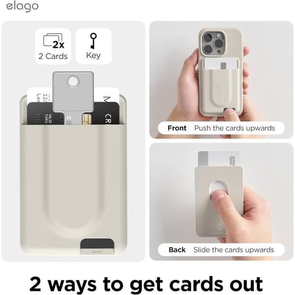Elago Key MagSafe Silikonkortfodral för MagSafe Stone