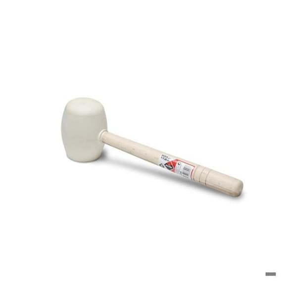 Gummihammare Vit rund spets 500 g RUBI - 66906