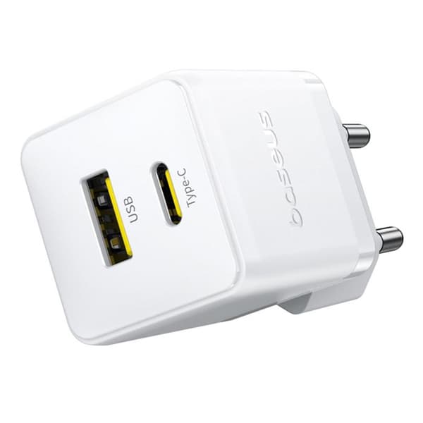Laddare - BASEUS - Palm (CCZC20UE) - 20W - USB Typ-C - Månsfärgad