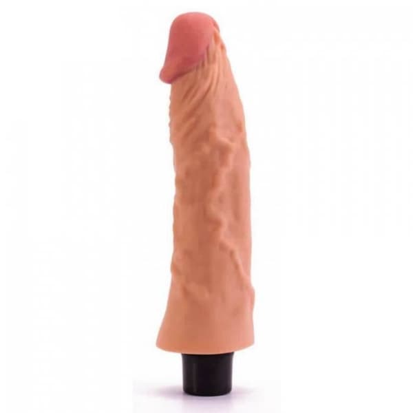 Gode vibrant - LOVETOY - Real Softee - 17 cm - TPE - Vibrant - Orange