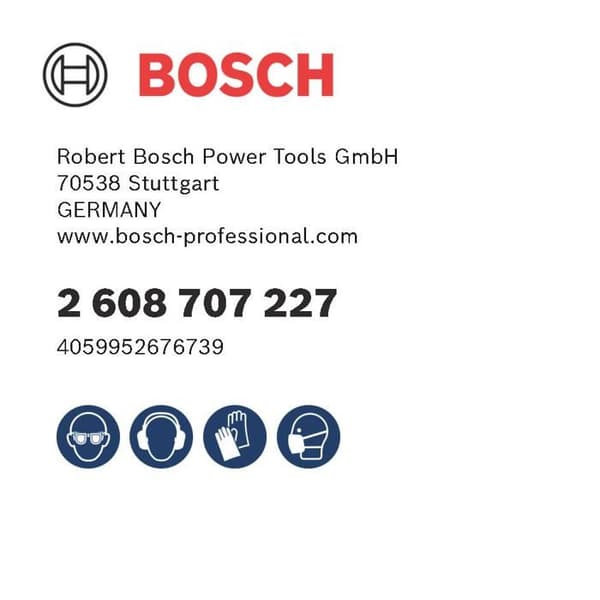 Burin - bedane - pointerolle Bosch - 2608707227