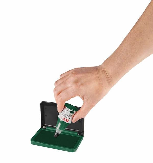 Colop dekorativ bläckdyna - 109643 - MICRO 1 grön