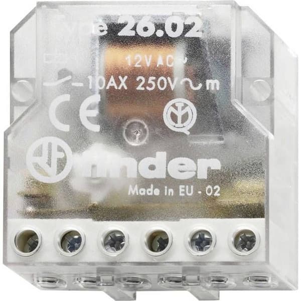 Finder 26.04.8.230.0000 Infällt impulsrelä 2 NO (E) 230 V/AC 1 st.