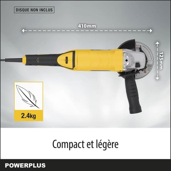 Vinkelslip PowerPlus POWX0614 1200 W