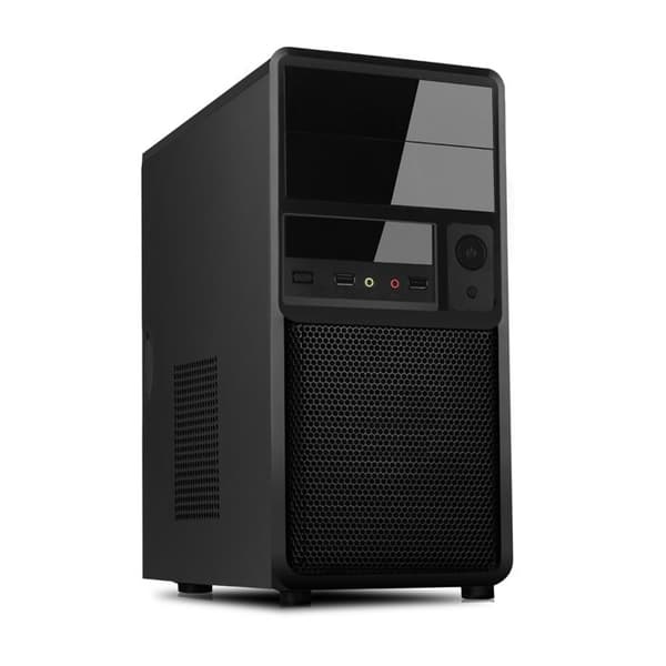 Cas SPIDER mini-tour mATX 500W USB3 Svart Mesh