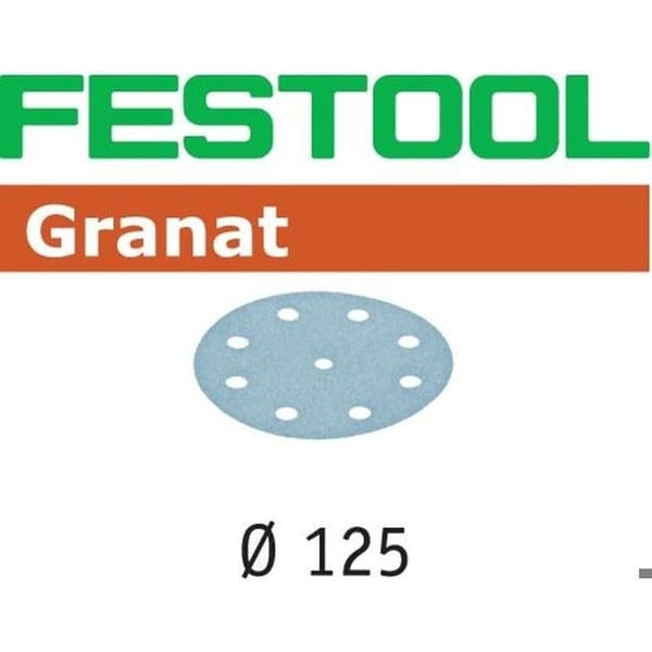 Slipmedel GRANAT STF D125/8 P40 GR/10 - FESTOOL - 497145