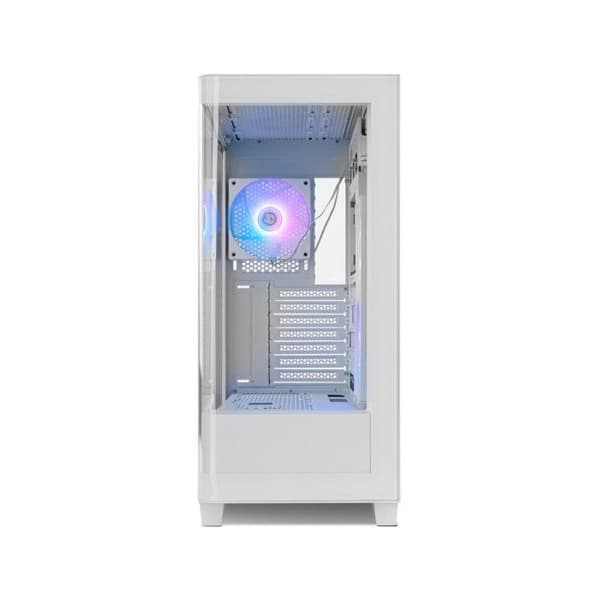 PC-låda NOX Hummer ETHER Semitorre Gaming Curved ATX USB-C Vit