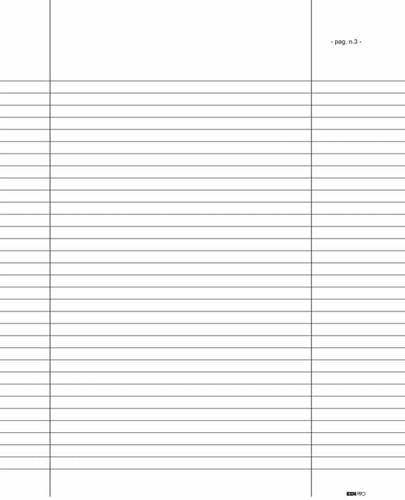 Edipro E2385 — Förifylld allmän verbal 200 sidor 31×24,5 cm