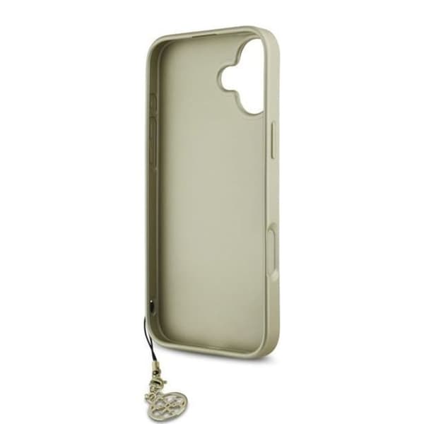 Guess hårdskal 4G Charms Collection för iPhone 16 Plus - Brun