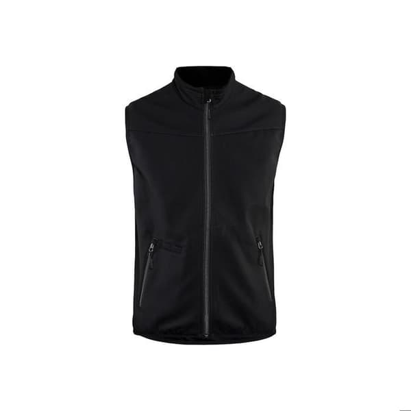 Väst utan ärmar softshell + stretch Blaklader