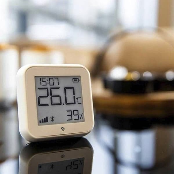Temperatursensor - SHELLY - Plus H&T Gen. 3 - Bluetooth - Wi-Fi - Brun