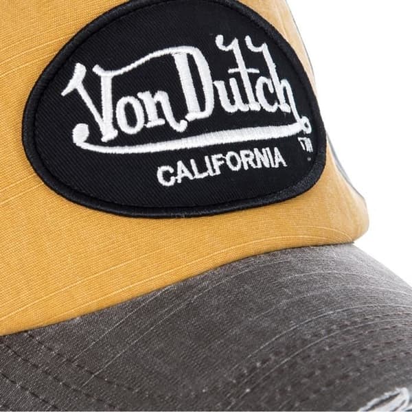 Von Dutch baseballkeps Jack Orange - 100% bomull, one size
