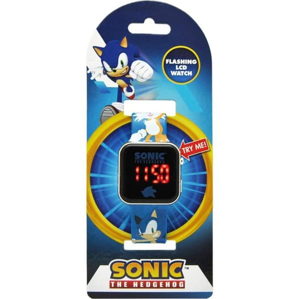 LED-klocka - KIDS LICENSING - Sonic - Från 4 år - Blå