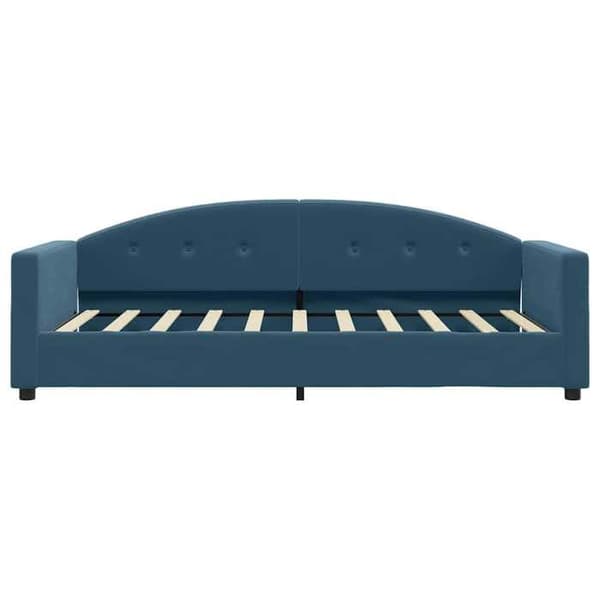 vidaXL Daybed Blå 80x200 cm Sammet 354128
