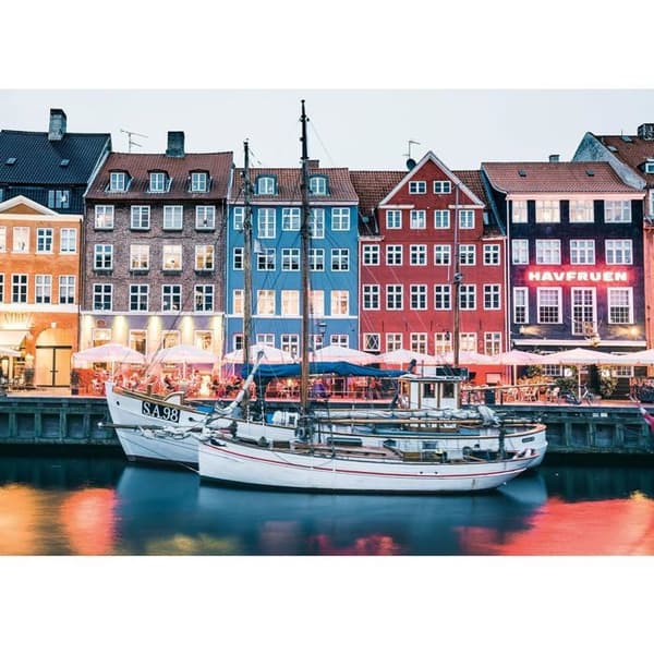 Pussel 1000 bitar Ravensburger Nyhavn Köpenhamn