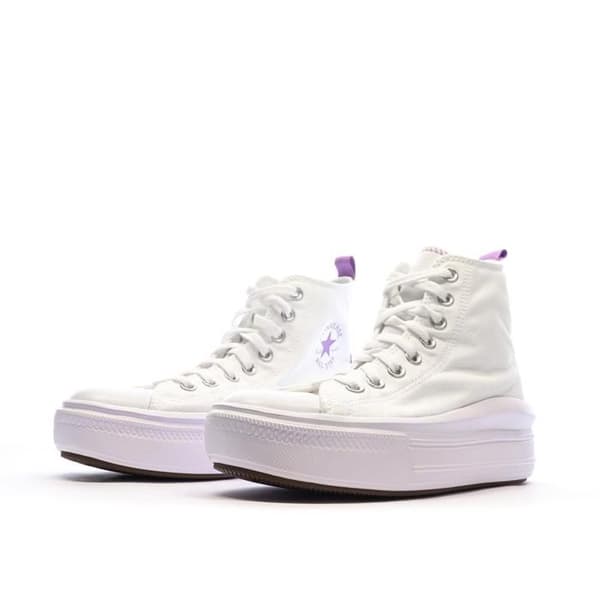 Baskets - CONVERSE - Chuck Taylor All Star Move - Vit - Plattform - Unisex