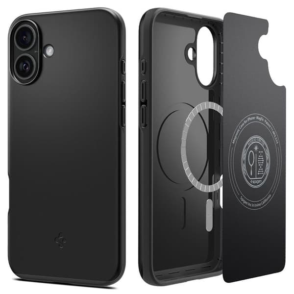 Spigen Thin Fit MagSafe-fodral för iPhone 16 Plus - Svart
