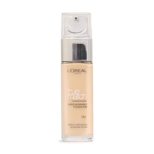 L'Oreal True Match Liquid Foundation 1.N Ivory 30ml.