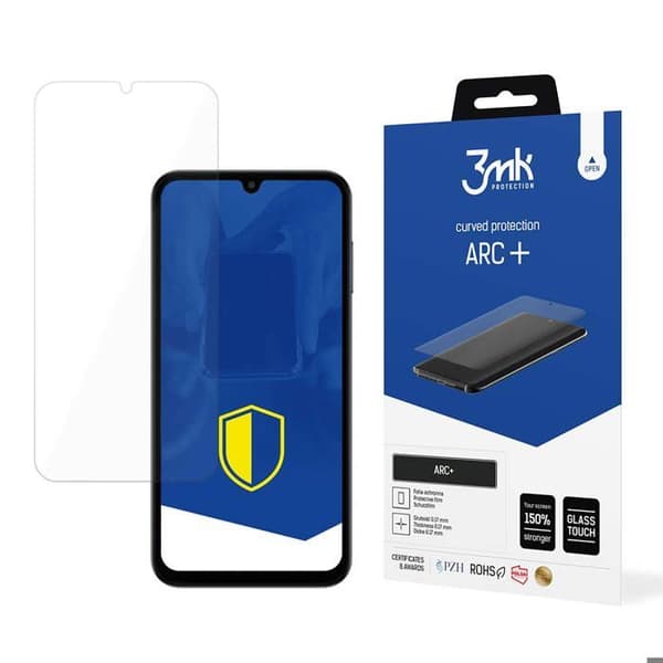 Skyddsglas för Samsung Galaxy M15 3MK ARC+ Fullskärm