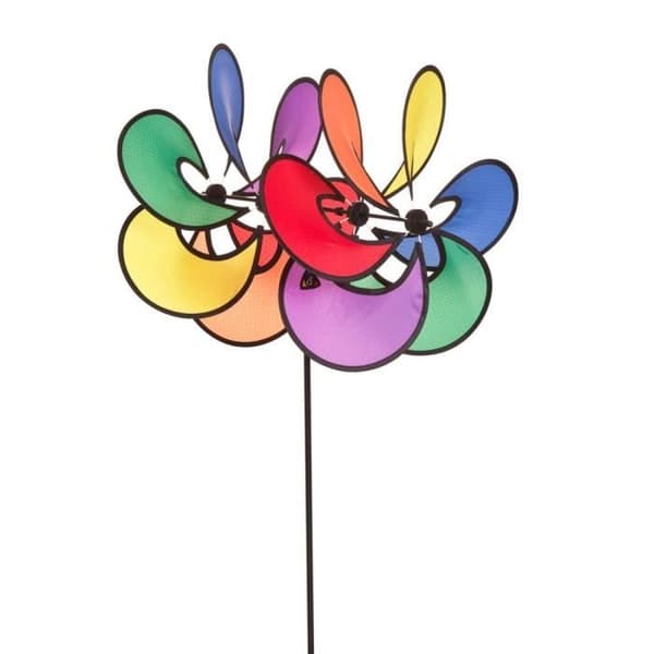 HQ INVENTO Vindmölle 2 blommor Blomsterparadis
