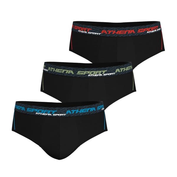 Set om 3 herrunderkläder Träning Dry Athena