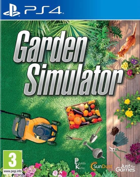 Spelkonsol - BARA FÖR SPEL - Garden Simulator PS4 - Vit - Standard - 1 handkontroll max