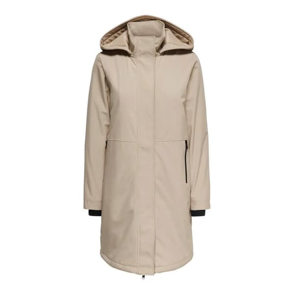 Kvinna Manteau Only Kara - humus