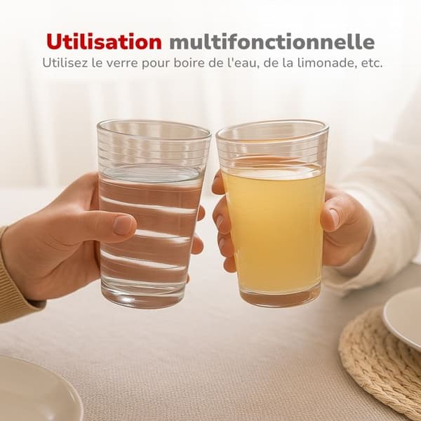 alpina Verres à Eau - Set med 6 Dricksglas