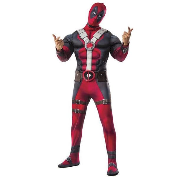 Klassisk Deadpool kostym vuxen
