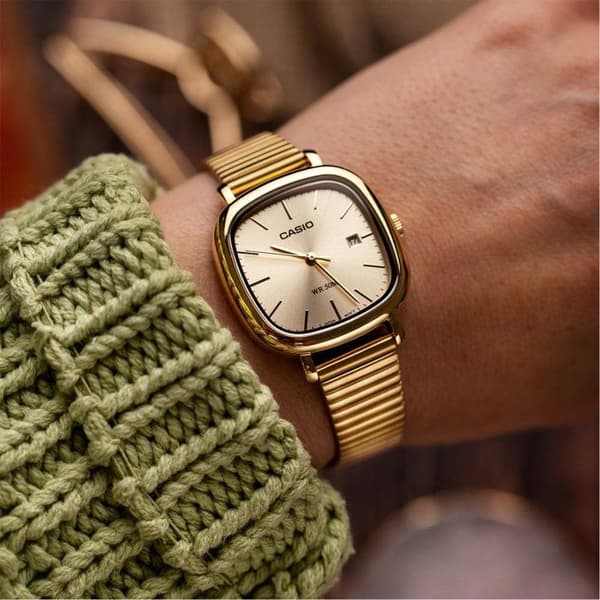Klocka - CASIO - LTP-B166G - Dam - Guld - Kvarts - Analog