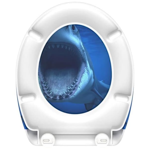 SCHÜTTE Toalettsits med soft close SHARK