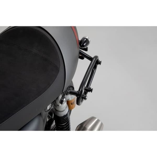 Vänster väska stöder SW-Motech SLC. Triumph Thruxton RS (19-). - svart - TU
