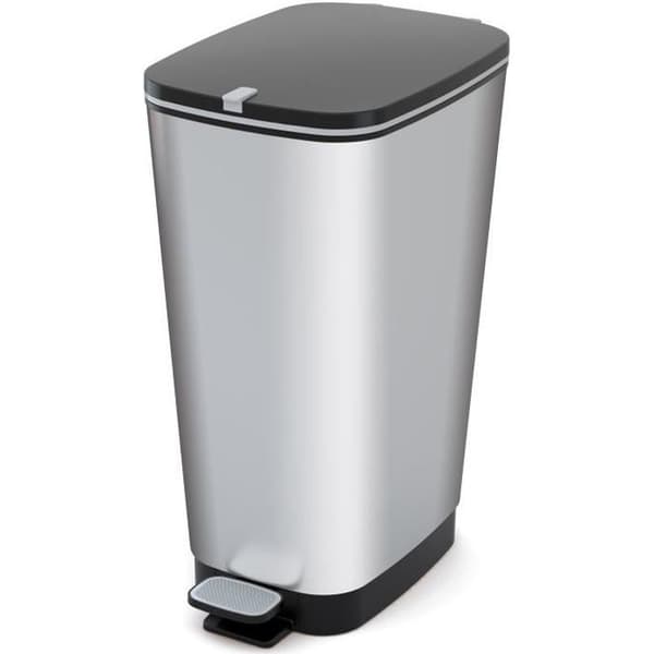 KIS Chic Pedal Bin - 42,5L - Rostfritt stål Look