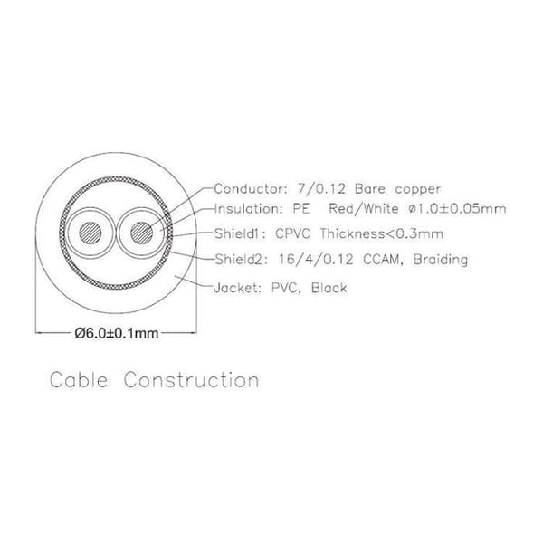 Procab CLA724 Classic kabel 6,3 mm stereo jack - XLR 10 m