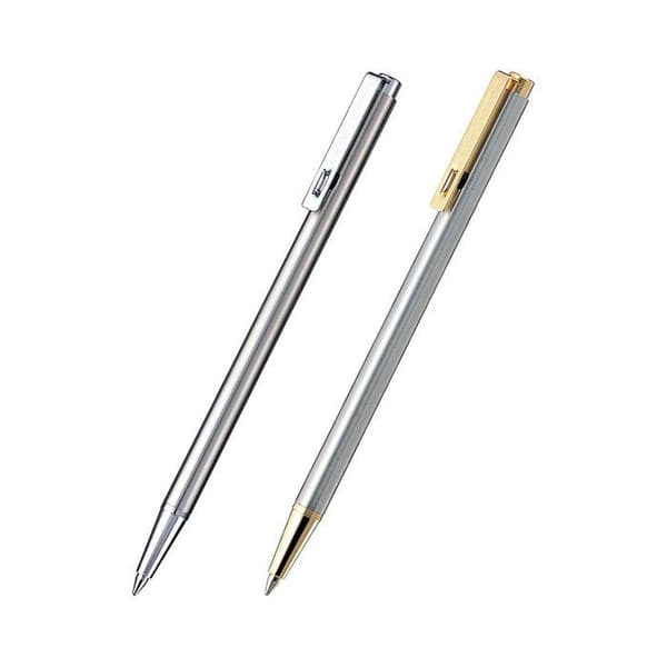 Stylo - penngrupp - Zebra refill - T-3 - Mini kulpenna, Svart bläck, Silver () Silver