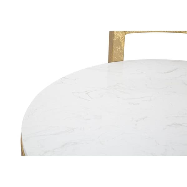 Marmorbord "Alma" 50cm Guld