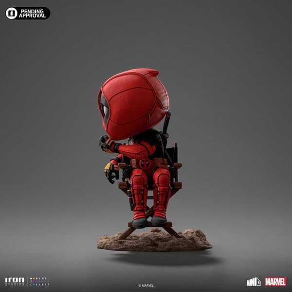 Staty - IRON STUDIOS - Deadpool, Wolverine & Headpool - PVC - 14 cm - Begränsad upplaga