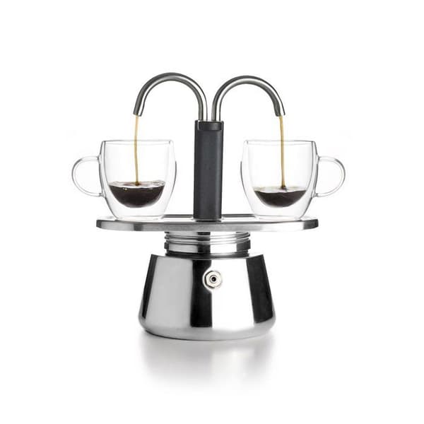Mini 2-koppars espressomaskin - Ibili
