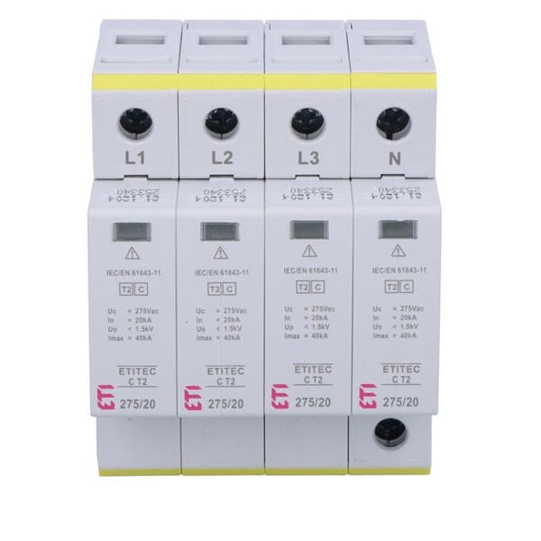 Överspänningsskydd T2 (C) ETITEC C T2 275/20 4+0