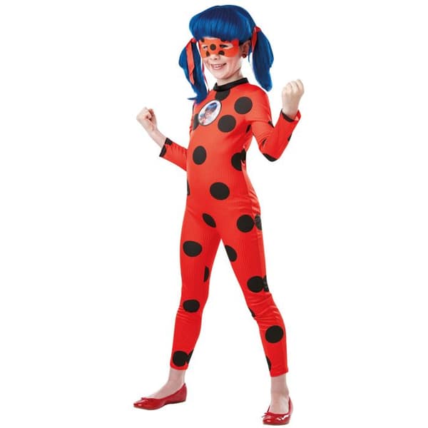 Maskeraddräkt och mask Miraculous Ladybug flicka