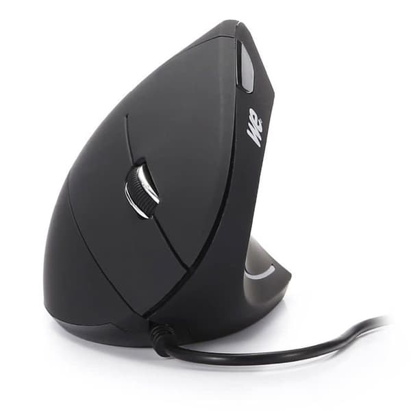 Vertikal mus - WE - Trådad - Ergonomisk - 5 knappar - Optisk