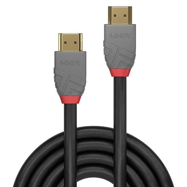 HDMI-kabel - LINDY - Anthra Line - 7.5m - Svart - Hög prestanda