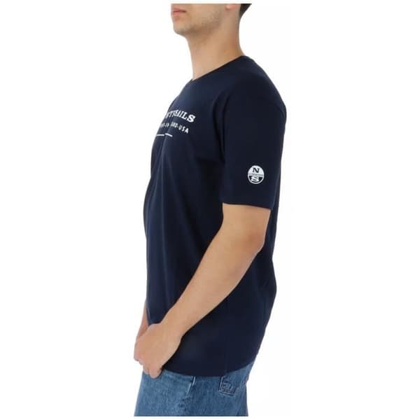 NORTH SAILS T-shirt Herr Blå Bomull GR77995