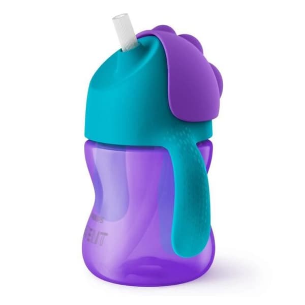 Avent Straw Cup Mauve Blue 200ml