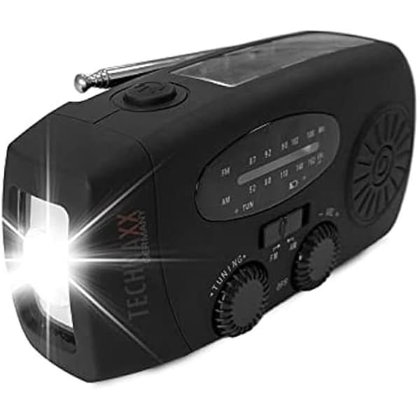 TECHNAXX TX-238 Vev och solradio - Vikt 235,0 g