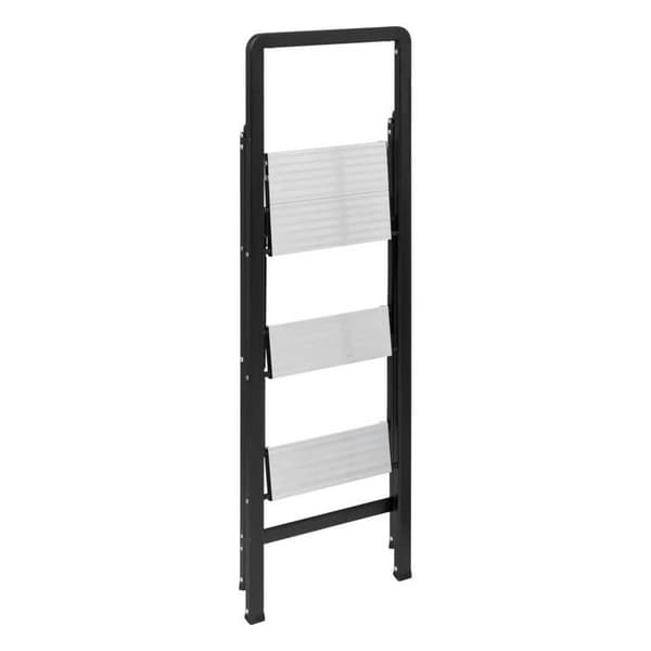 Grå aluminiumstege 3 steg H105cm - 5 five simply smart