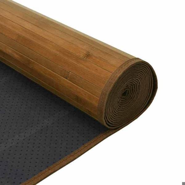 vidaXL Rektangulär matta brun 70x300 cm bambu 376878