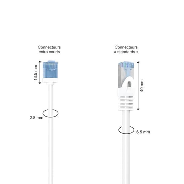 GOOBAY Ethernetkabel Cat6a oshieldad LSOH slim / ultraflexible - grå 1m